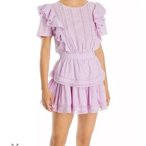 LSF- LoveShackFancy Natasha Dress in Lilac